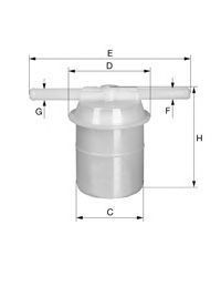 UNIFLUX FILTERS xb324 -  Топливный фильтр